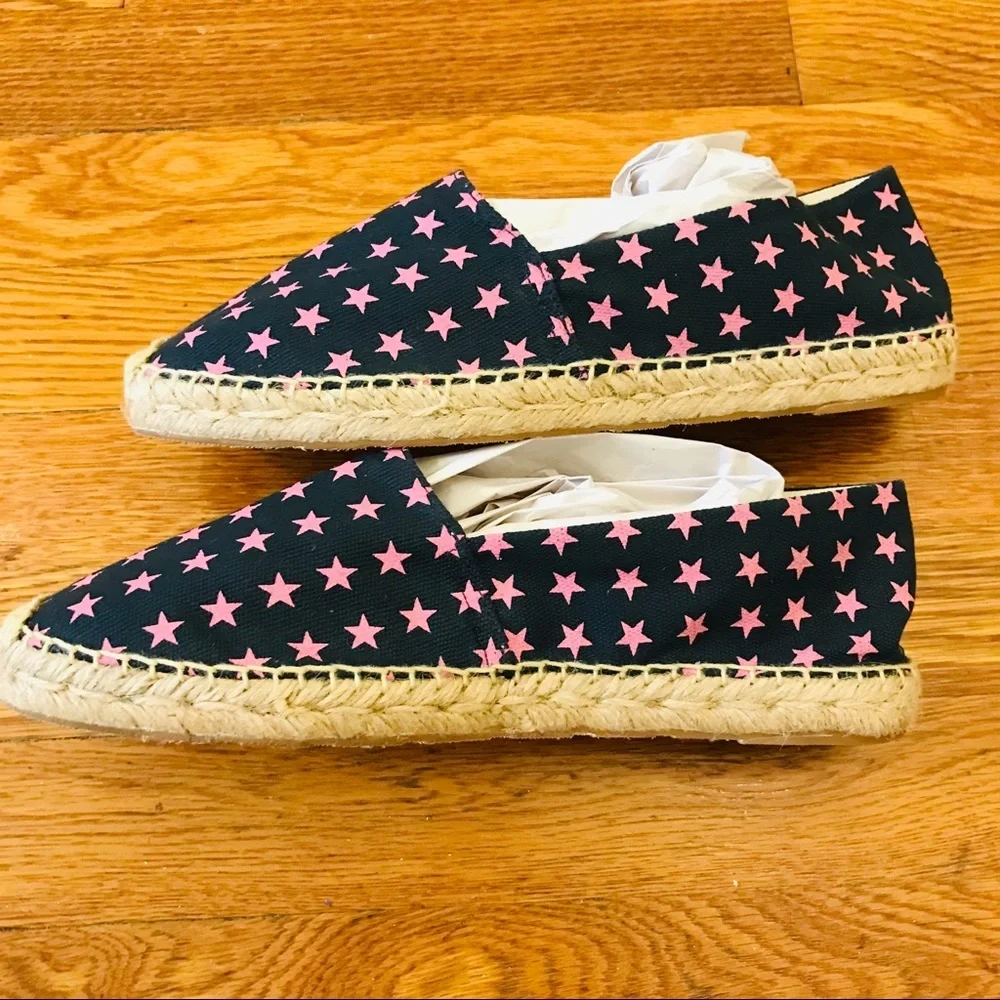 NWT Sam Edelman Verona Espadrilles 8 stars blue
